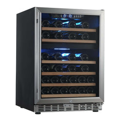 KBUSF54D 24" Dual Zone Under Counter Built-in Wine Cooler