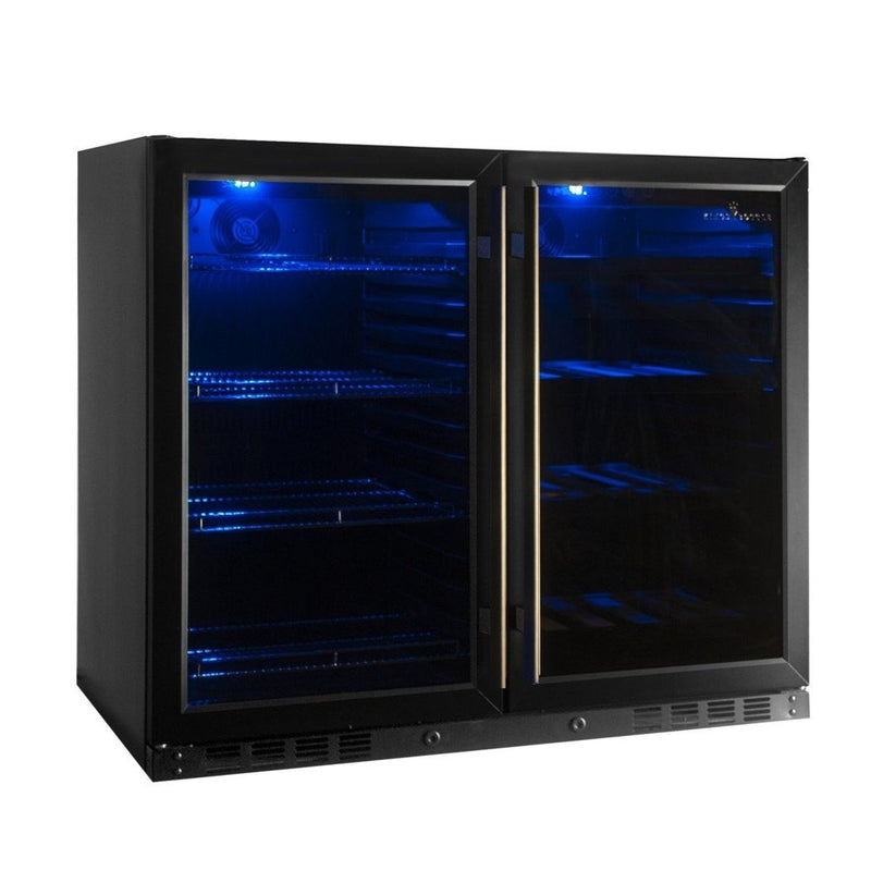 KBU28LRX 39 Inch Under Counter Wine And Beer Fridge Combo