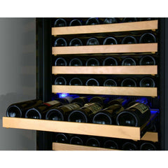 Allavino FlexCount Classic II Tru-Vino 174 Bottle Single Zone Stainless Steel Left Hinge Wine Fridge YHWR174-1SL20