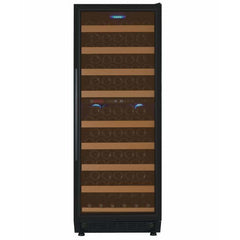 Allavino  Vite II Tru-Vino 99 Bottle Dual Zone Black Right Hinge Wine Fridge YHWR99-2BR20