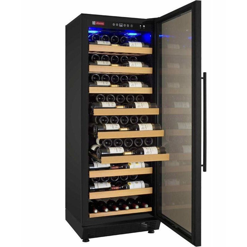 Allavino  Vite II Tru-Vino 115 Bottle Black Right Hinge Wine Fridge YHWR115-1BR20