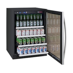 Allavino  FlexCount II Tru-Vino 24" Wide Stainless Steel Left Hinge Beverage Fridge VSBC24-SL20