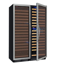 Allavino FlexCount Classic II Tru-Vino 346 Bottle Three Zone Stainless Steel Wine Cooler 3Z-YHWR7274-S20