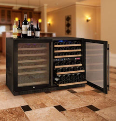 Allavino FlexCount II Tru-Vino 112 Bottle Three Zone Black Wine Refrigerator 3Z-VSWR5656-B20