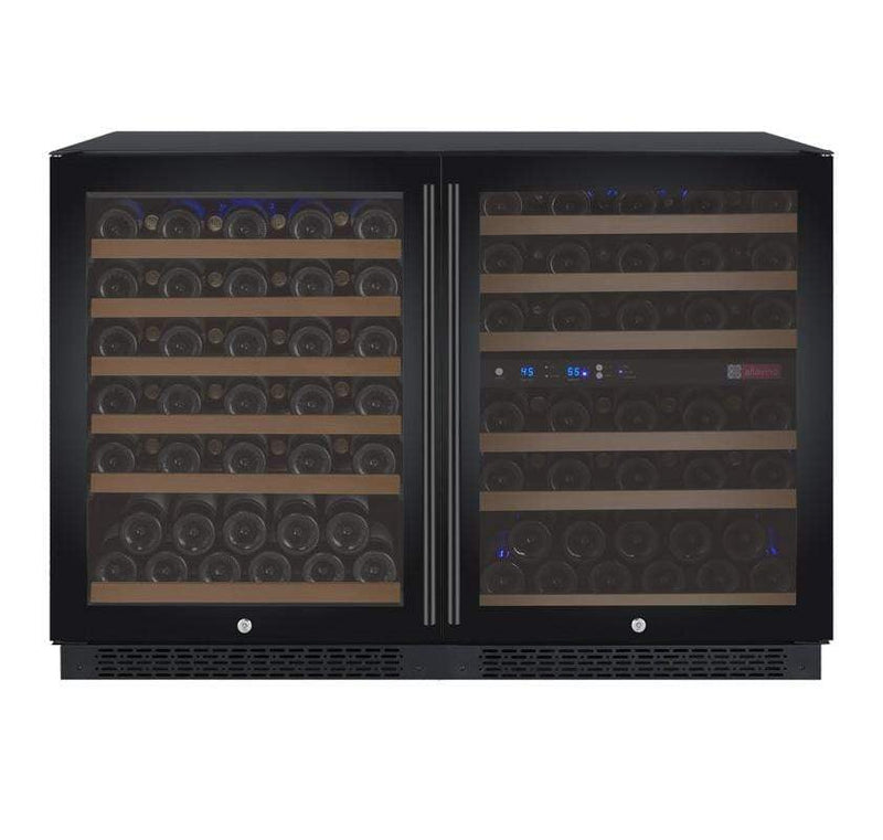 Allavino FlexCount II Tru-Vino 112 Bottle Three Zone Black Wine Refrigerator 3Z-VSWR5656-B20