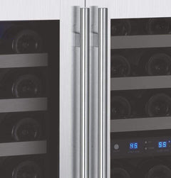 Allavino  FlexCount II Tru-Vino 112 Bottle Three Zone Stainless Steel Wine Refrigerator 3Z-VSWR5656-S20