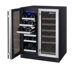 Allavino FlexCount II Tru-Vino 36 Bottle Dual Zone Stainless Steel Wine Refrigerator VSWR36-2SF20