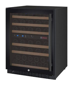 Allavino FlexCount II Tru-Vino 56 Bottle Dual Zone Black Left Hinge Wine Fridge VSWR56-2BL20