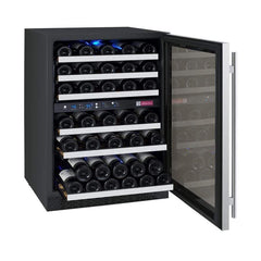 Allavino FlexCount II Tru-Vino 56 Bottle Dual Zone Stainless Steel Right Hinge Wine Fridge VSWR56-2SR20