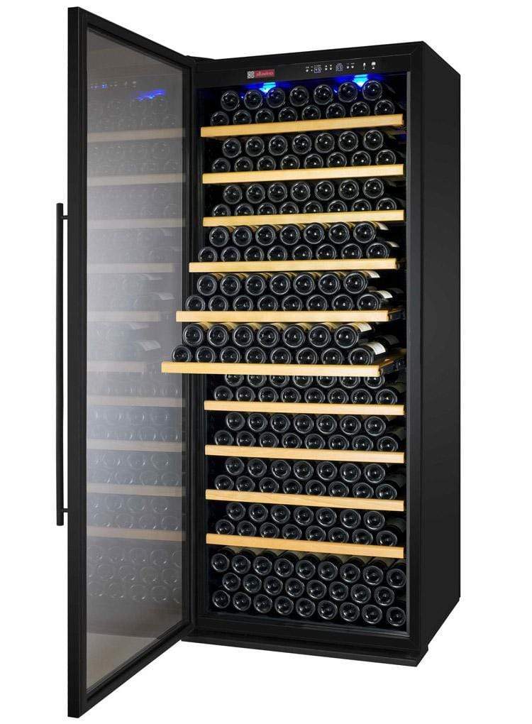 Allavino Vite II Tru-Vino 277 Bottle Single Zone Black Left Hinge Wine Fridge YHWR305-1BL20