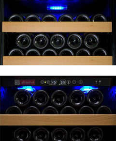 Allavino Vite II Tru-Vino 554 Bottle Dual Zone Black Wine Fridge 2X-YHWR305-1B20