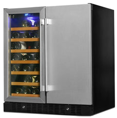 Smith & Hanks Stainless Steel Wine and Beverage Fridge BEV176SD