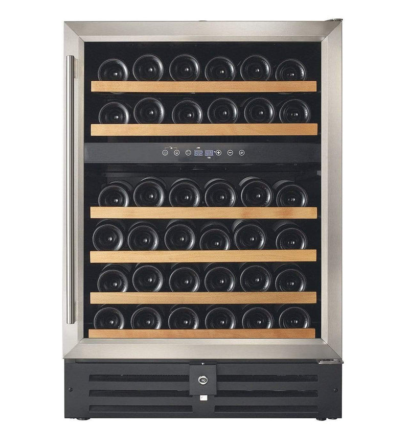 Smith & Hanks 46 Bottle Dual Zone Wine Fridge RE100002